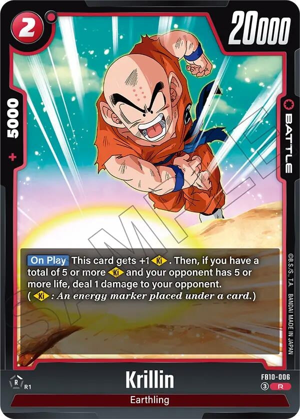 Image for Krillin - FB10-006 (FB10-006) (FB10) - Dragon Ball Super: Fusion World