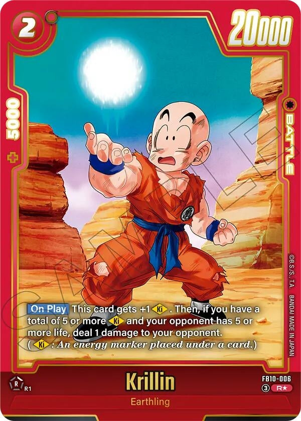 Image for Krillin - FB10-006 (Alternate Art) (FB10-006) (FB10) - Dragon Ball Super: Fusion World