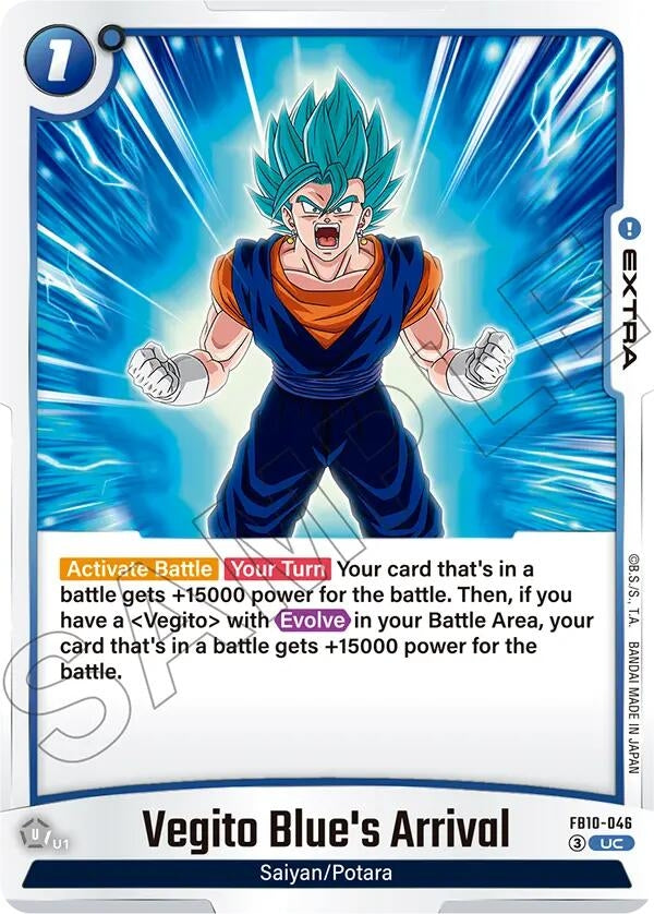 Image for Vegito Blue's Arrival (FB10-046) (FB10) - Dragon Ball Super: Fusion World
