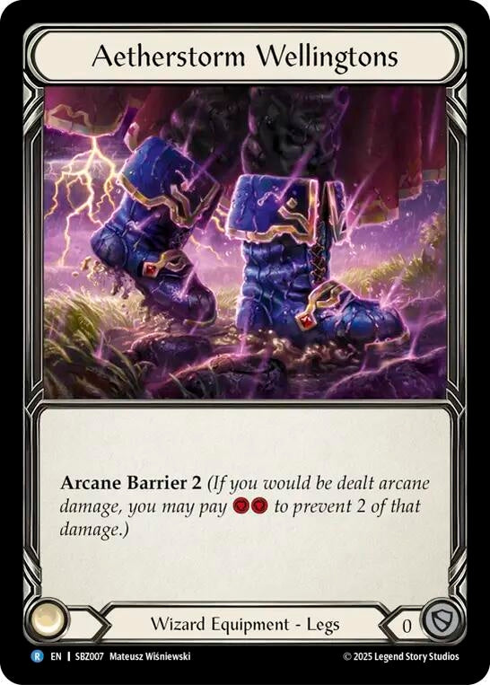 Image for Aetherstorm Wellingtons (SBZ007) - Flesh and Blood TCG