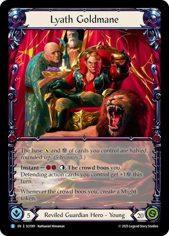 Image for Lyath Goldmane (SLY001) - Flesh and Blood TCG