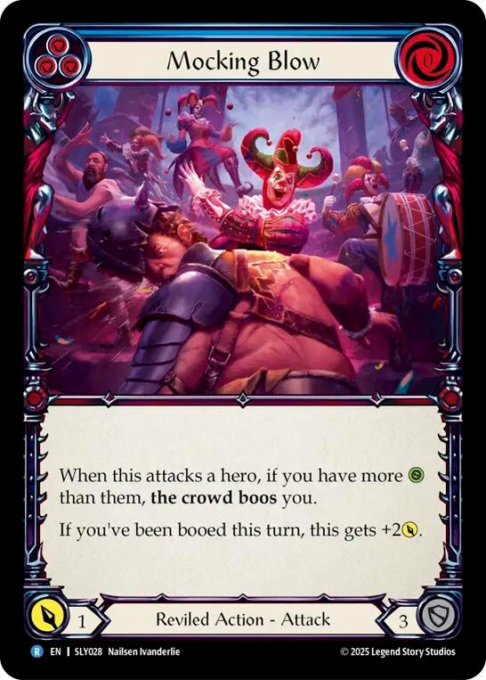 Image for Mocking Blow (Blue) (SLY028) - Flesh and Blood TCG