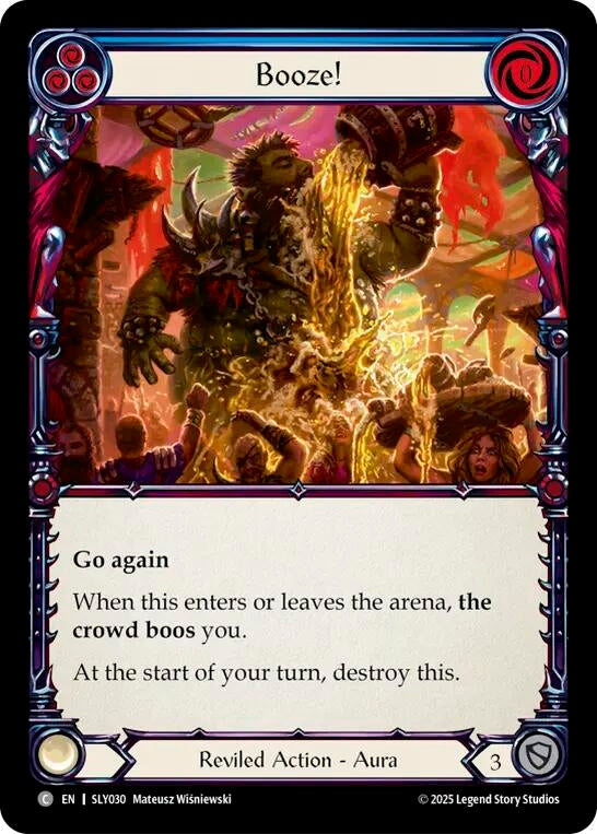 Image for Booze! (Blue) (SLY030) - Flesh and Blood TCG