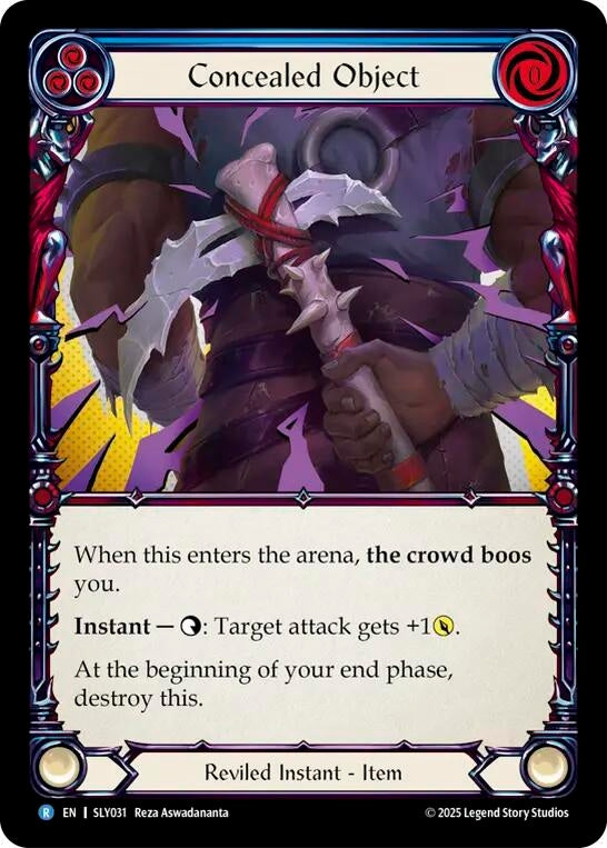 Image for Concealed Object (Blue) (SLY031) - Flesh and Blood TCG