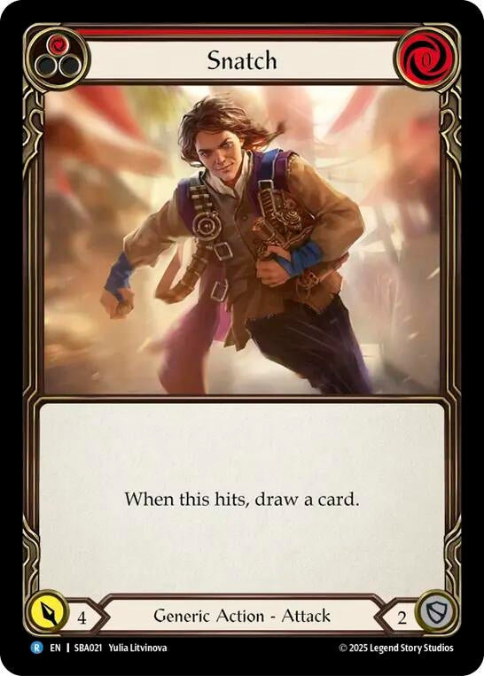 Image for Snatch (Red) (SBA021) - Flesh and Blood TCG