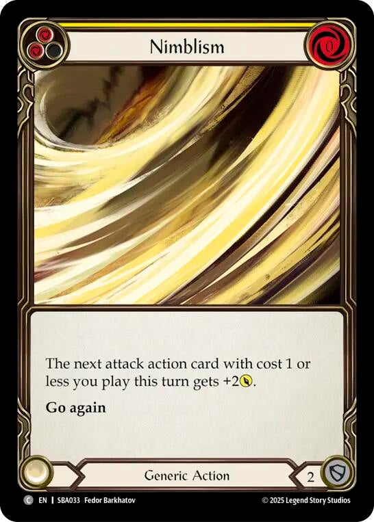 Image for Nimblism (Yellow) (SBA033) - Flesh and Blood TCG