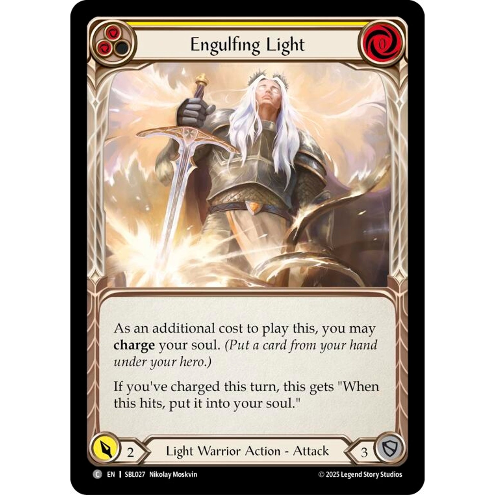 Image for Engulfing Light (Yellow) (SBL027) - Flesh and Blood TCG