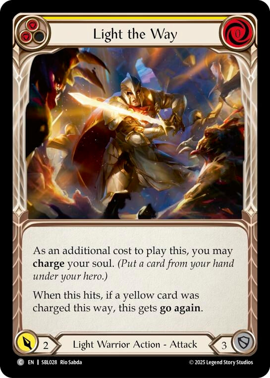 Image for Light the Way (Yellow) (SBL028) - Flesh and Blood TCG