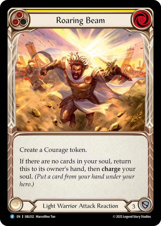 Image for Roaring Beam (Yellow) (SBL032) - Flesh and Blood TCG