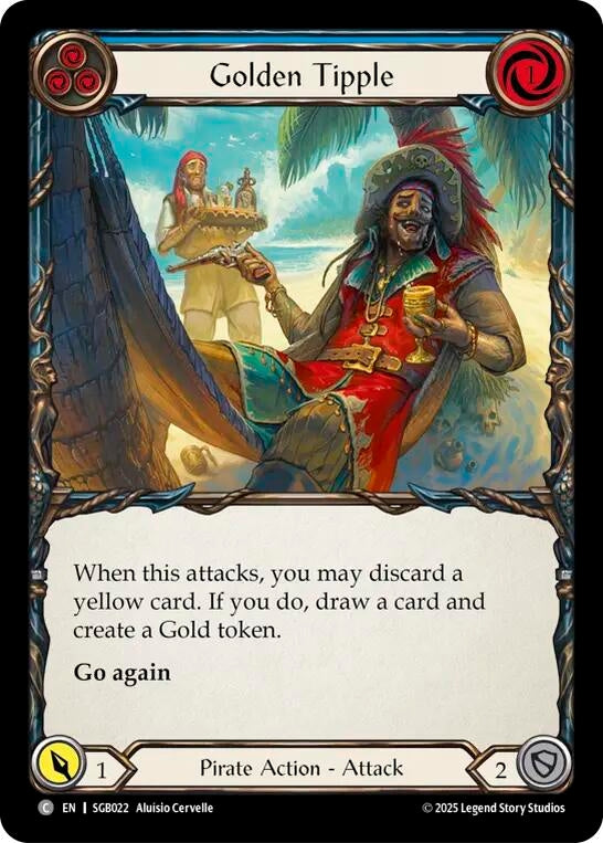 Image for Golden Tipple (Blue) (SGB022) - Flesh and Blood TCG