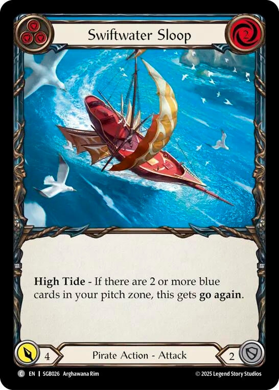 Image for Swiftwater Sloop (Blue) (SGB026) - Flesh and Blood TCG