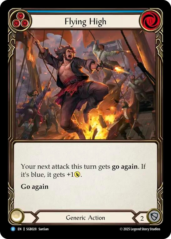 Image for Flying High (Blue) (SGB028) - Flesh and Blood TCG