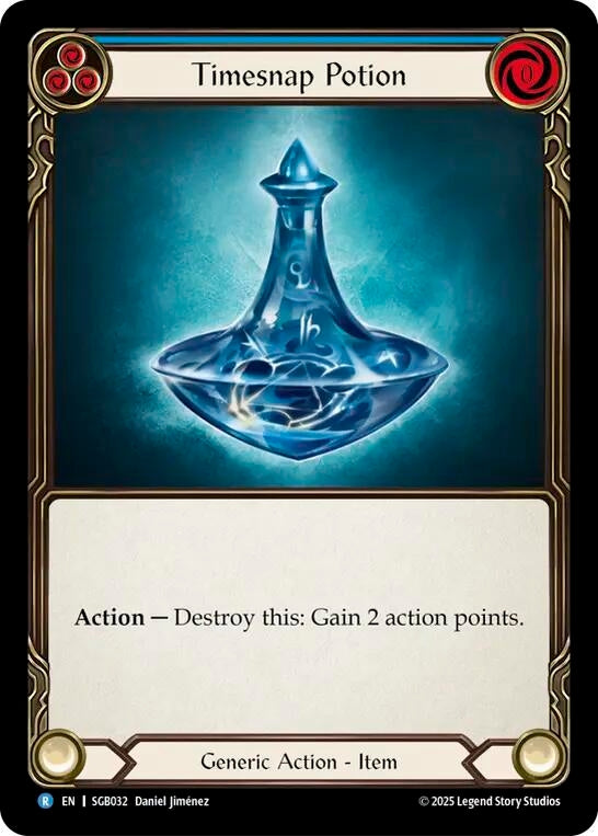 Image for Timesnap Potion (Blue) (SGB032) - Flesh and Blood TCG