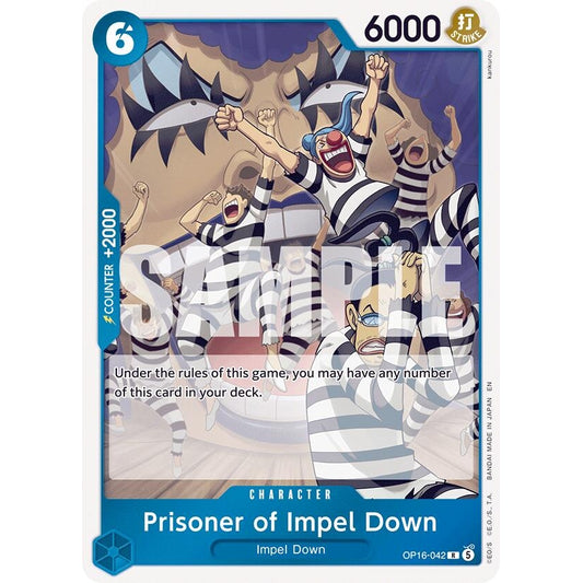 Image for Prisoner of Impel Down (OP16-042) (OP16) - One Piece Card Game