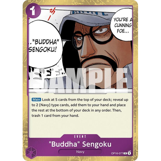Image for "Buddha" Sengoku (OP16-077) (OP16) - One Piece Card Game