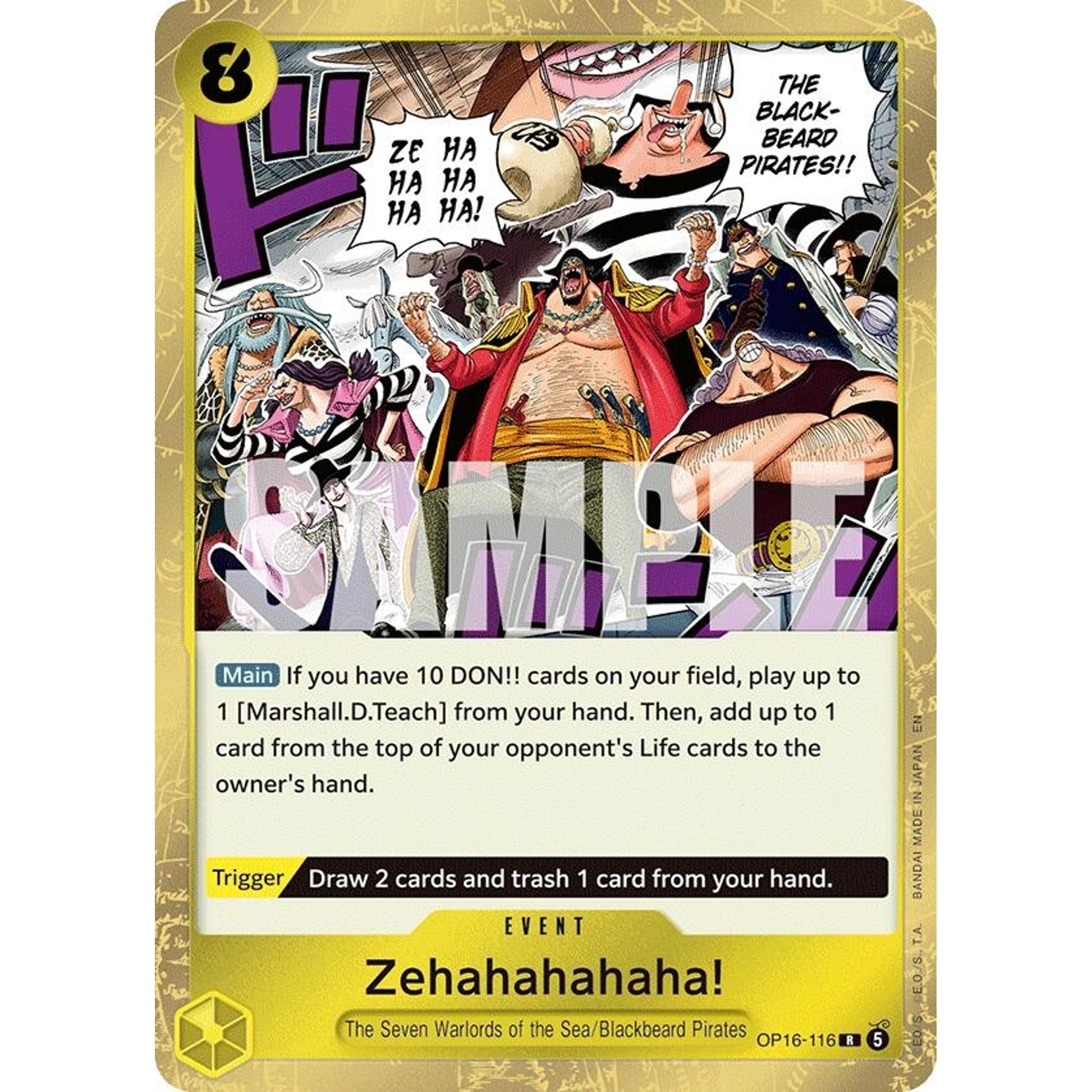 Image for Zehahahahaha! (OP16-116) (OP16) - One Piece Card Game