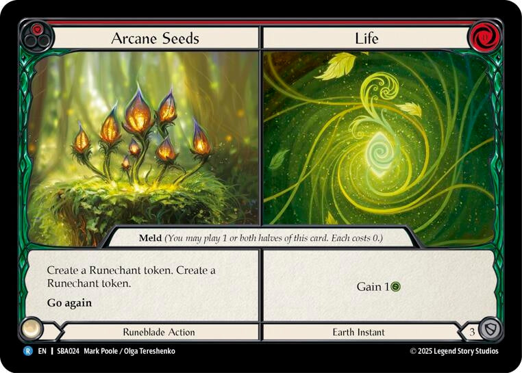 Image for Arcane Seeds // Life (SBA024) - Flesh and Blood TCG