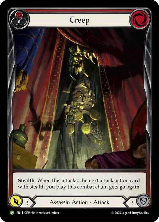 Image for Creep (Red) (GEM160) (GEM) - Flesh and Blood TCG