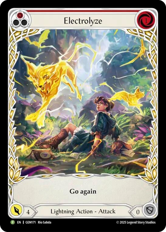 Image for Electrolyze (Red) (GEM171) (GEM) - Flesh and Blood TCG