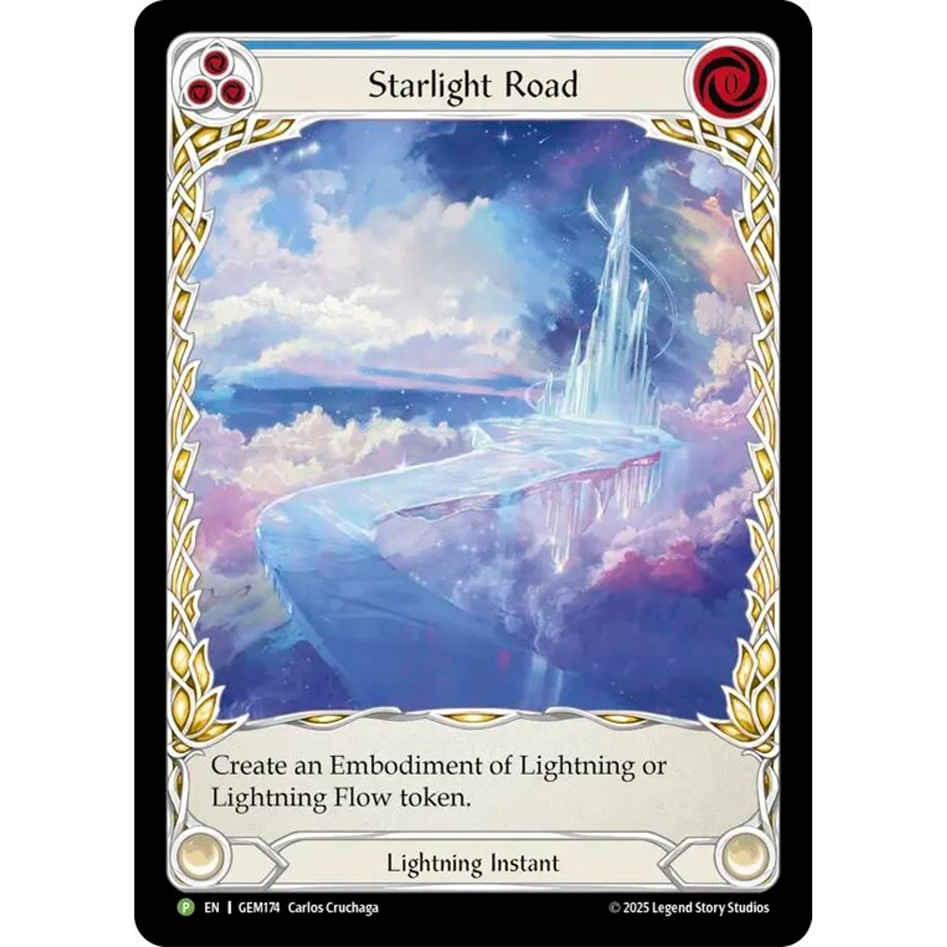 Image for Starlight Road (Blue) (GEM174) (GEM) - Flesh and Blood TCG