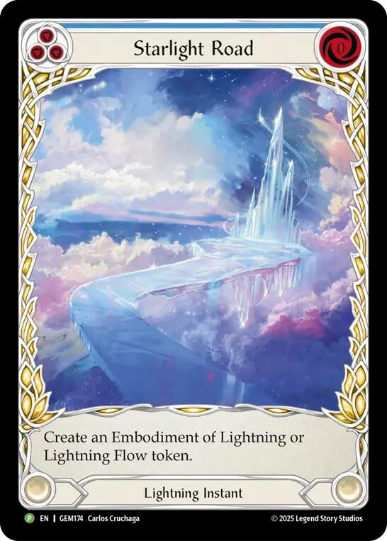 Image for Starlight Road (Blue) (GEM174) (GEM) - Flesh and Blood TCG