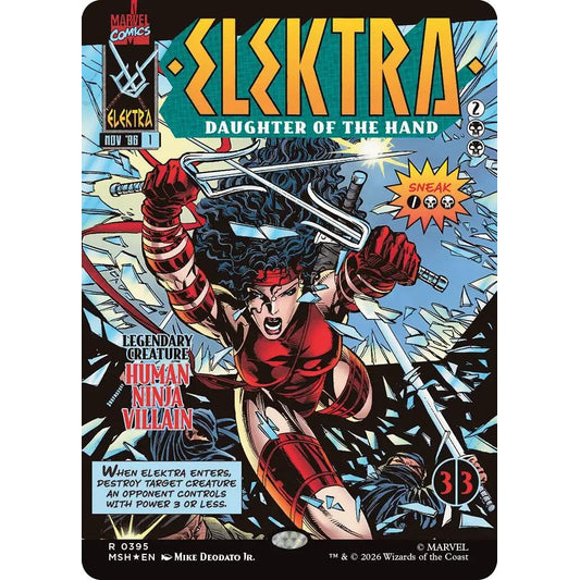 Elektra, Daughter of the Hand (Borderless) (0395) (395) (MSH)