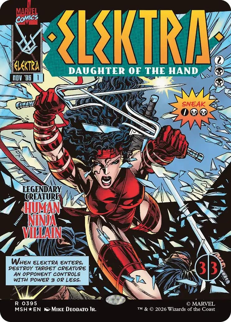 Elektra, Daughter of the Hand (Borderless) (0395) (395) (MSH)
