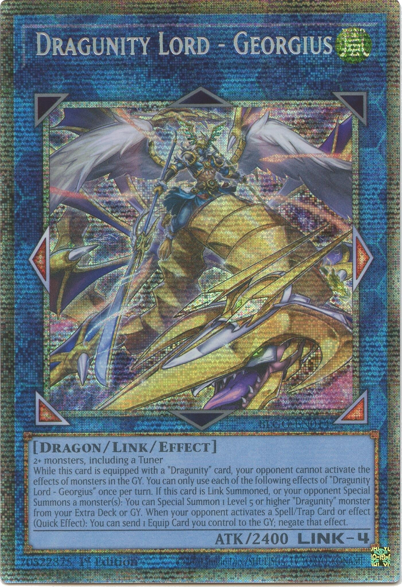 Image for Dragunity Lord - Georgius (Starlight Rare) (BLGG) - YuGiOh