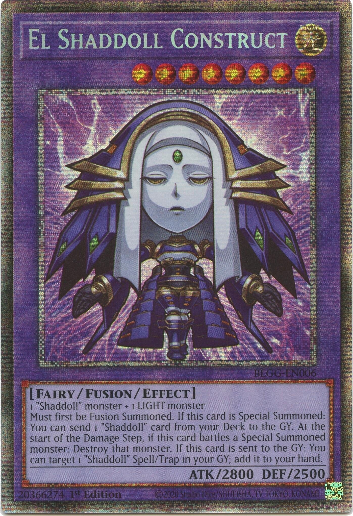 Image for El Shaddoll Construct (Starlight Rare) (BLGG) - YuGiOh