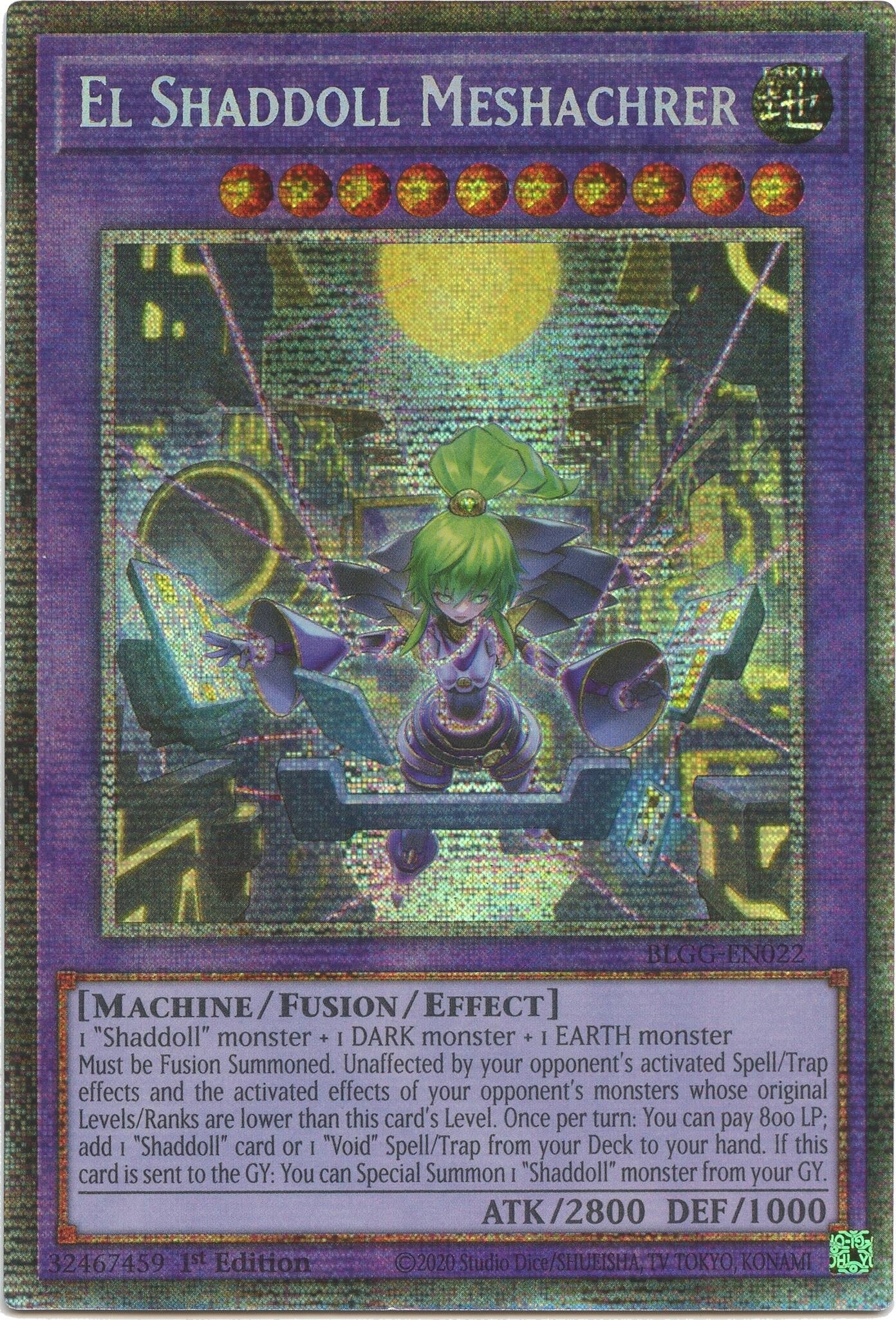 Image for El Shaddoll Meshachrer (Starlight Rare) (BLGG) - YuGiOh