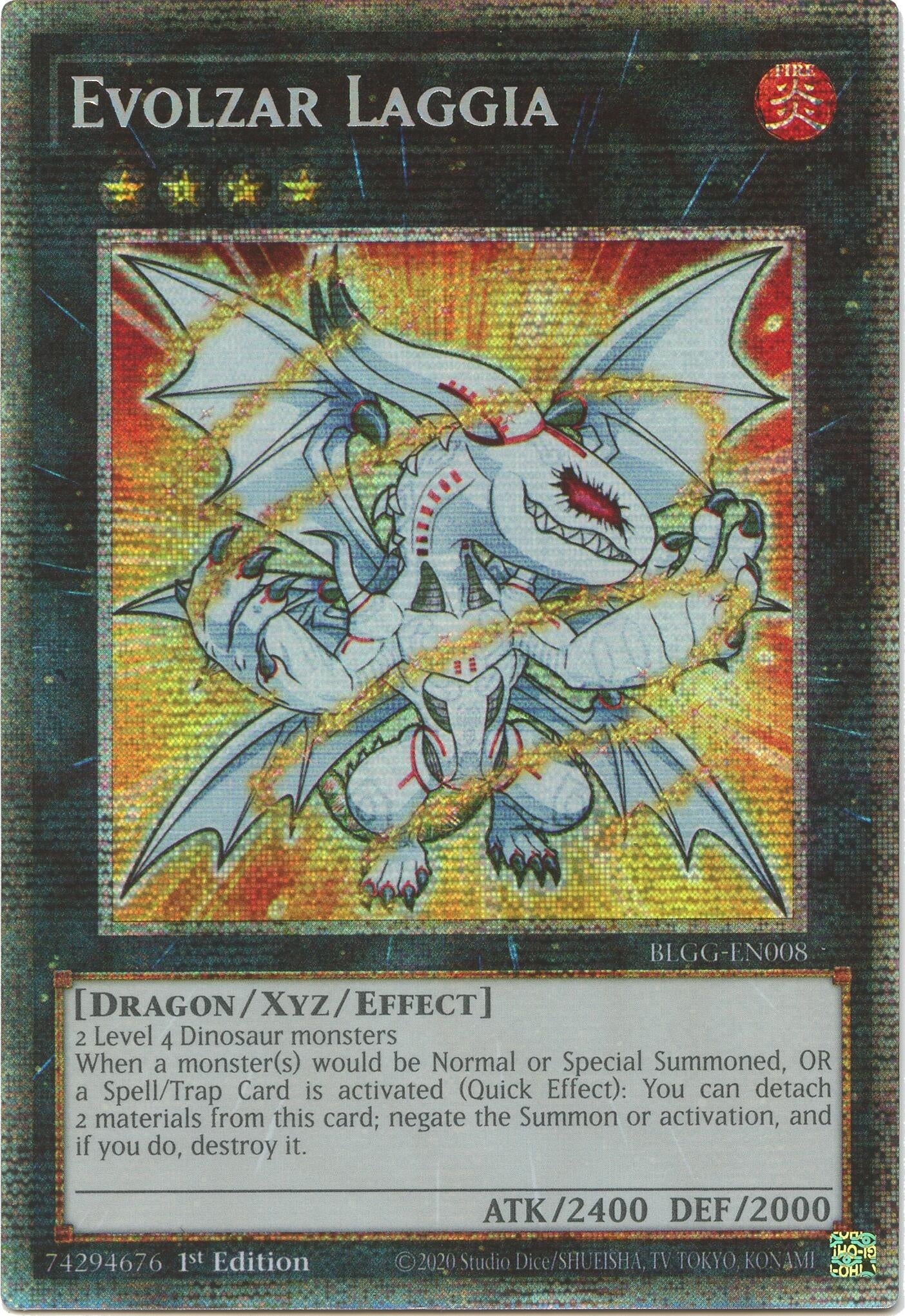 Image for Evolzar Laggia (Starlight Rare) (BLGG) - YuGiOh