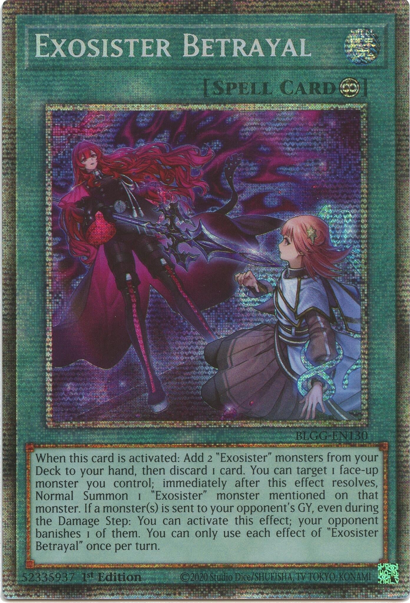 Image for Exosister Betrayal (Starlight Rare) (BLGG) - YuGiOh