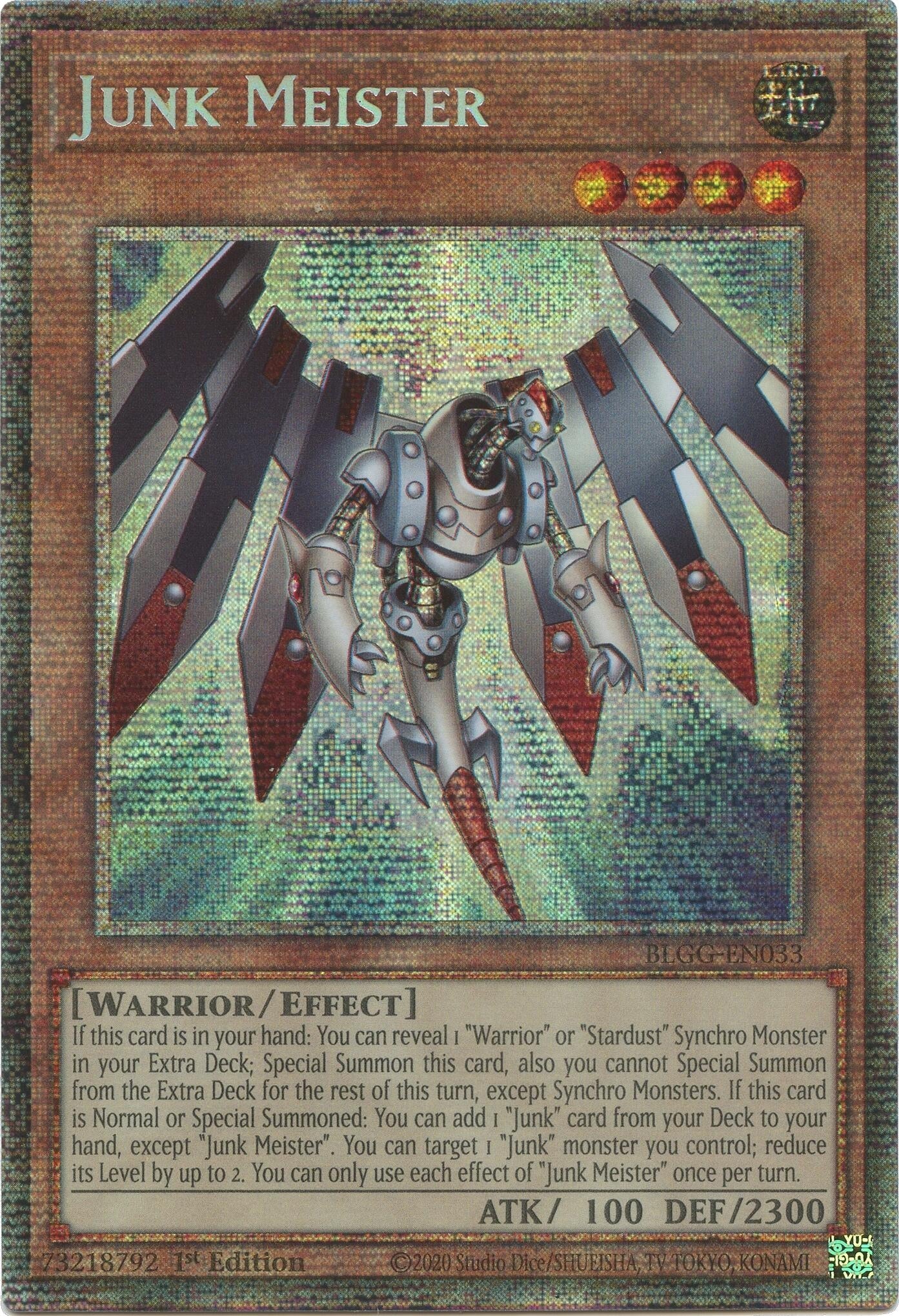 Image for Junk Meister (Starlight Rare) (BLGG) - YuGiOh