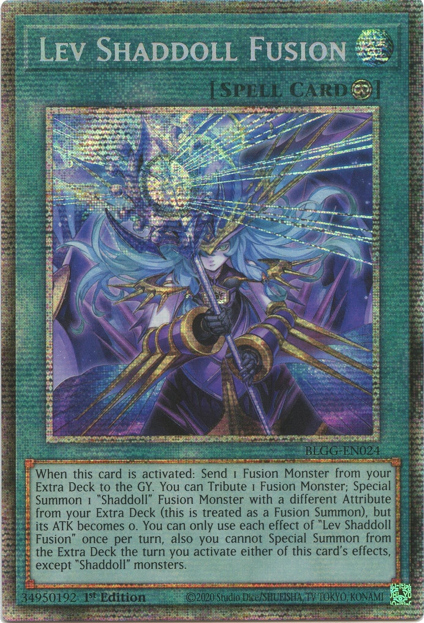 Image for Lev Shaddoll Fusion (Starlight Rare) (BLGG) - YuGiOh