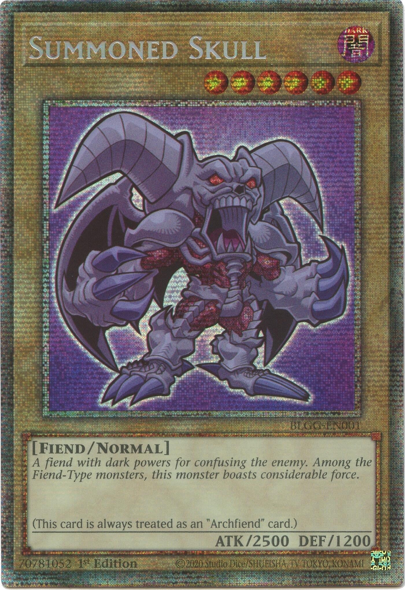 Image for Summoned Skull (Starlight Rare) (BLGG) - YuGiOh