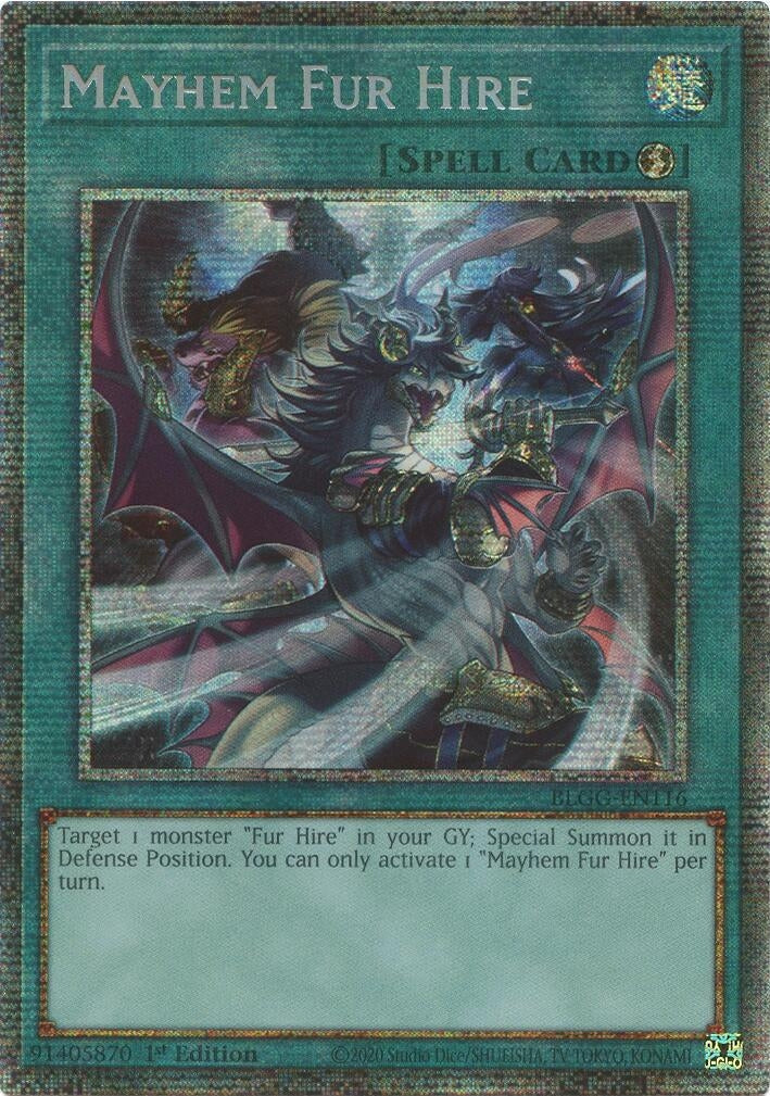 Image for Mayhem Fur Hire (Starlight Foil) (BLGG) - YuGiOh
