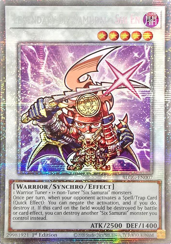 Image for Legendary Six Samurai - Shi En (Starlight Rare) (BLGG-EN007) (BLGG) - YuGiOh