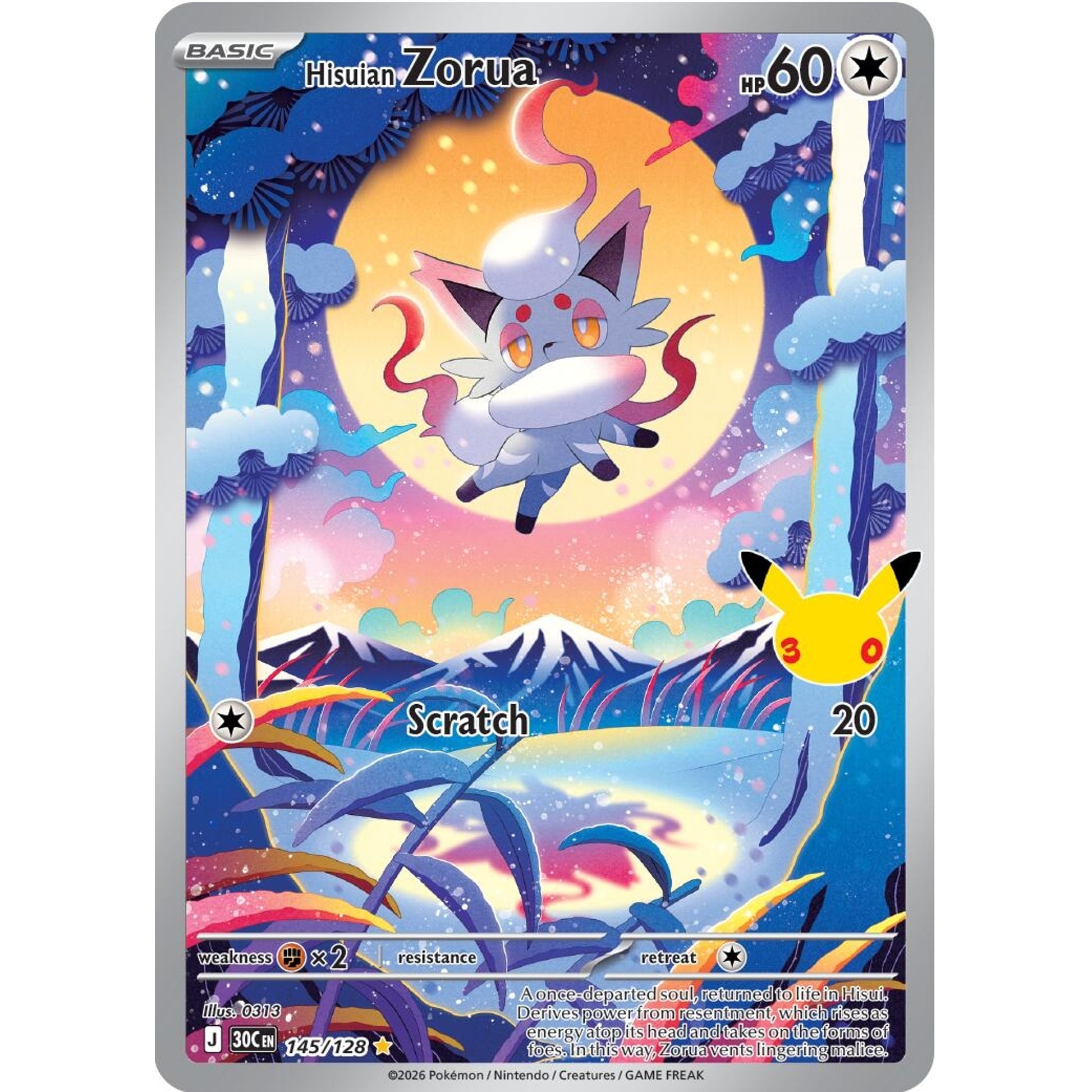 Image for Hisuian Zorua (145/128) (30C) - Pokemon
