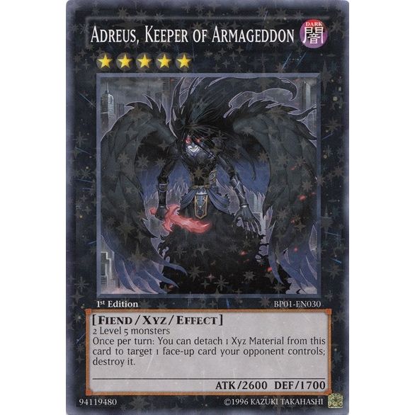 Image for Adreus, Keeper of Armageddon (Starfoil) (BP01-EN030) (BP01) - YuGiOh