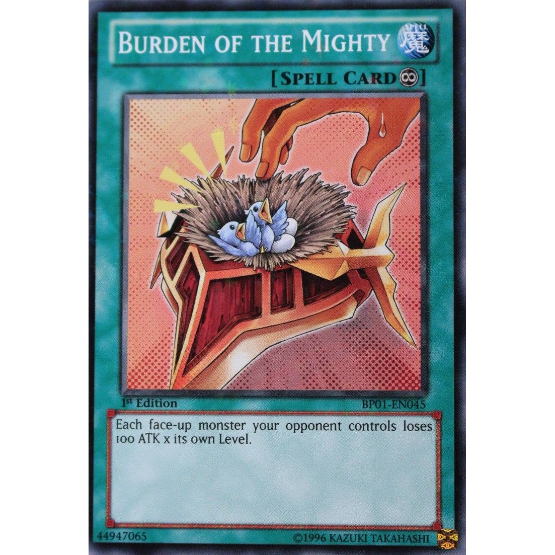 Image for Burden of the Mighty (Starfoil) (BP01-EN045) (BP01) - YuGiOh