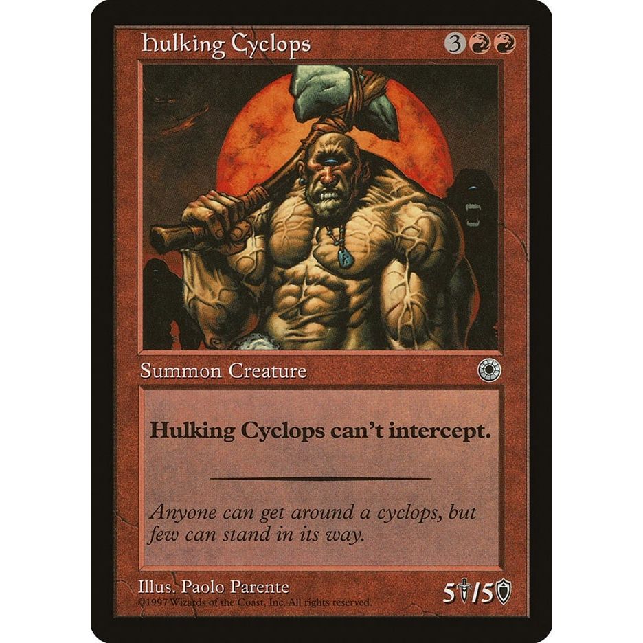 Image for Hulking Cyclops (POR) - Magic: The Gathering