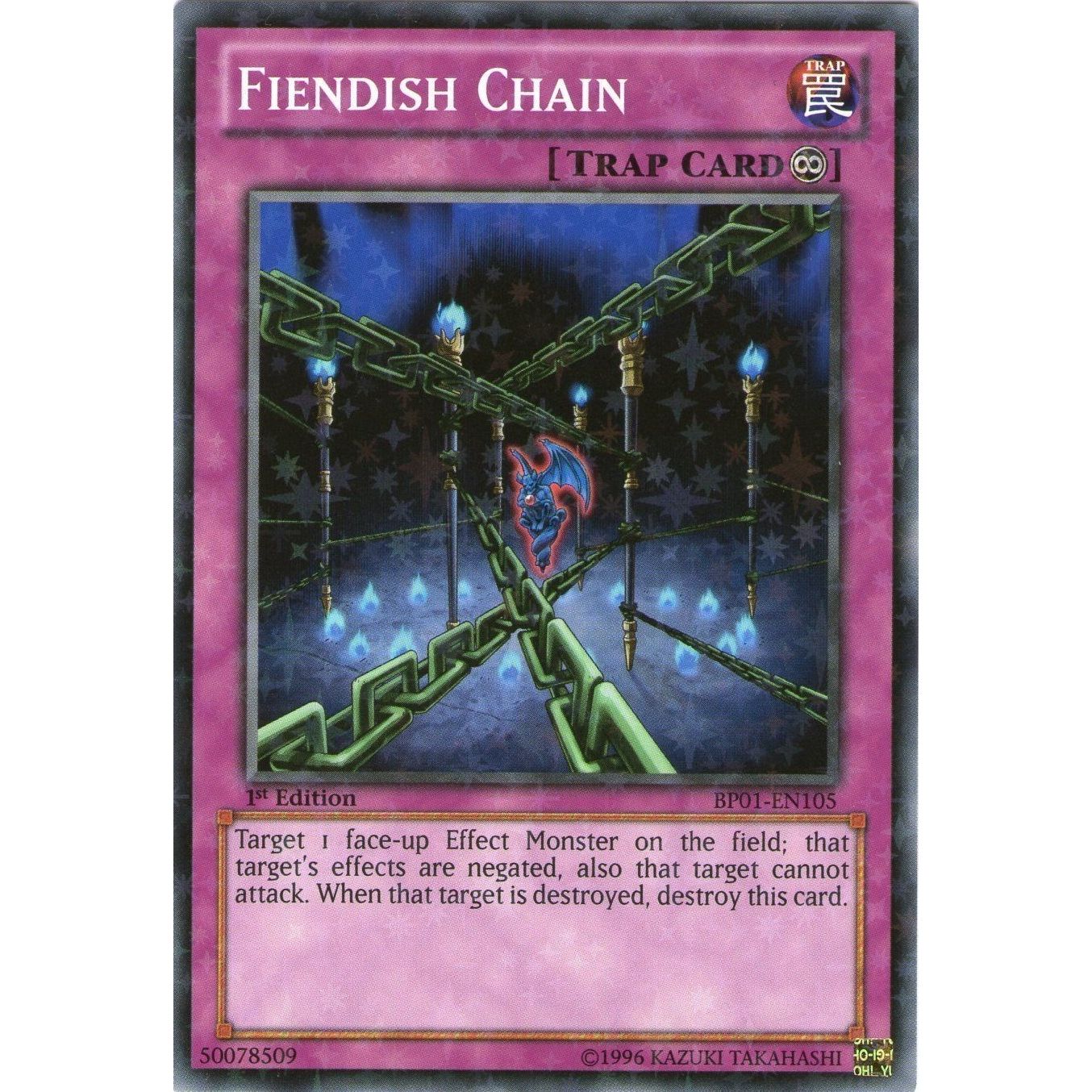 Image for Fiendish Chain (Starfoil) (BP01-EN105) (BP01) - YuGiOh