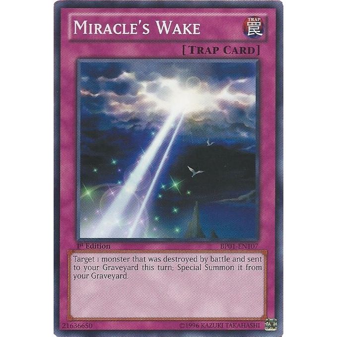 Image for Miracle's Wake (Starfoil) (BP01-EN107) (BP01) - YuGiOh