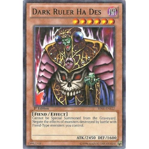 Image for Dark Ruler Ha Des (Starfoil) (BP01-EN122) (BP01) - YuGiOh