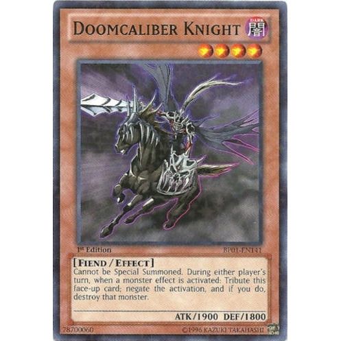 Image for Doomcaliber Knight (Starfoil) (BP01-EN141) (BP01) - YuGiOh