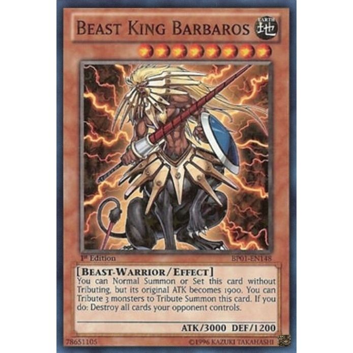 Image for Beast King Barbaros (Starfoil) (BP01-EN148) (BP01) - YuGiOh