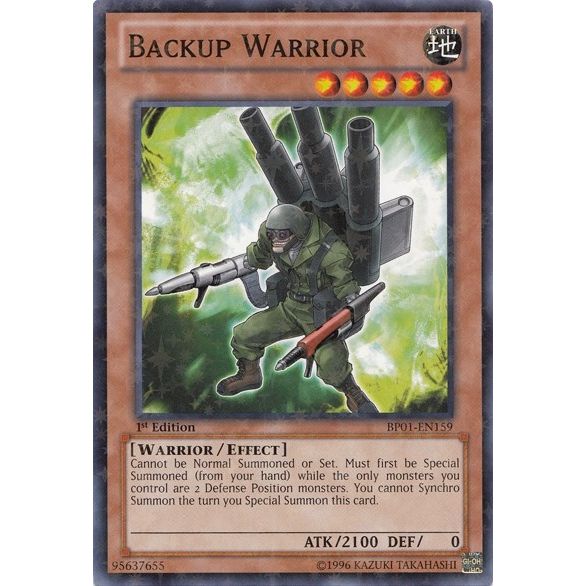 Image for Backup Warrior (Starfoil) (BP01-EN159) (BP01) - YuGiOh