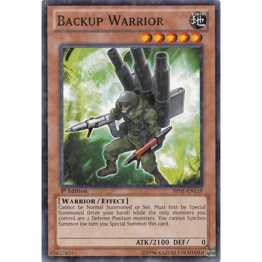 Image for Backup Warrior (Starfoil) (BP01-EN159) (BP01) - YuGiOh