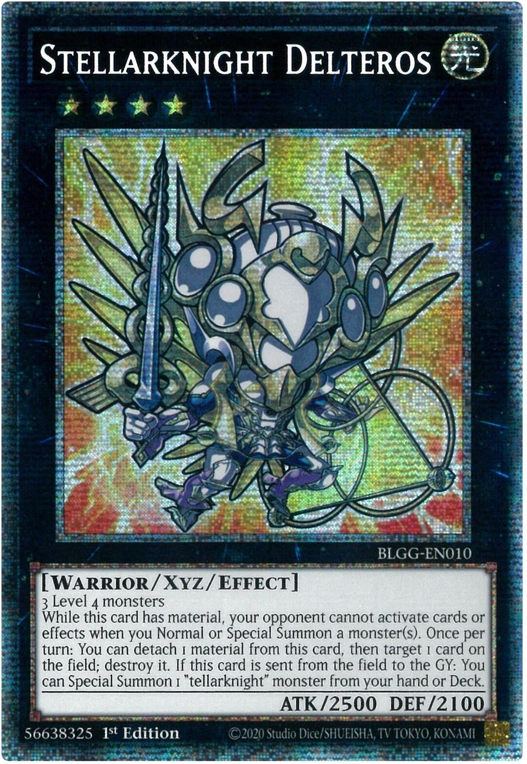 Image for Stellarknight Delteros (Starlight Rare) (BLGG-EN010) (BLGG) - YuGiOh