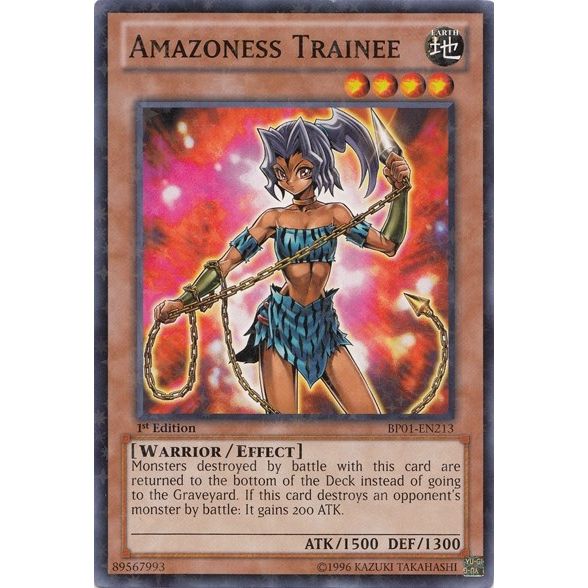 Image for Amazoness Trainee (Starfoil) (BP01-EN213) (BP01) - YuGiOh